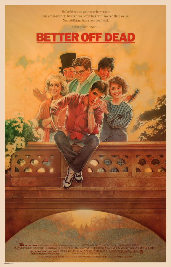 Better Off Dead movie poster one sheet collectible (photo 1)