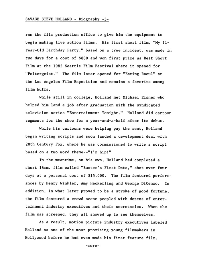 Better Off Dead press kit notes collectible (photo 28)